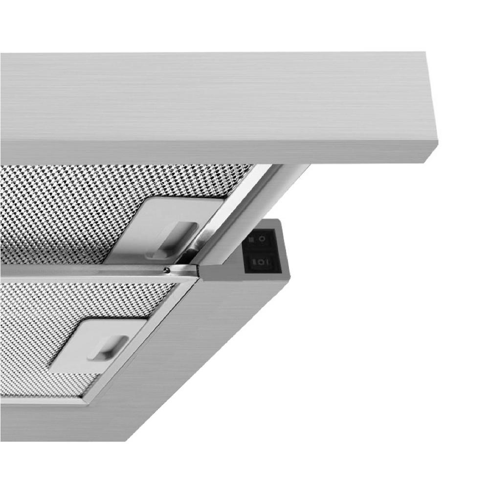 Inventum Afzuigkap - Vlakscherm - 60 Cm - RVS