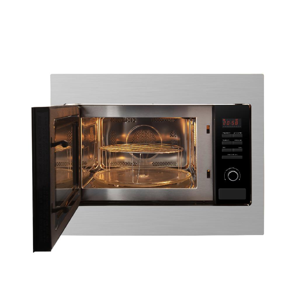 Inventum Combimagnetron - 25 L - Nis 45 Cm - RVS/Zwart