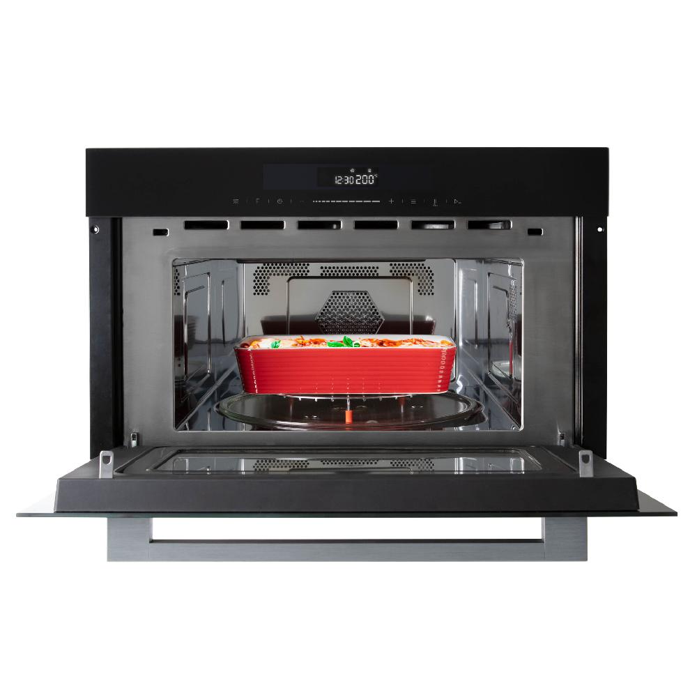 Inventum Combimagnetron Oven - 34 L - Nis 38 Cm - Zwart