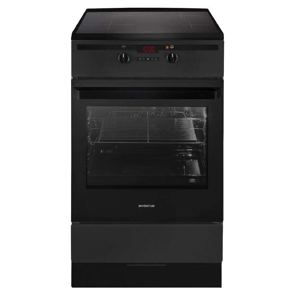 inventum Fornuis - Inductie - 50 cm - Zwart