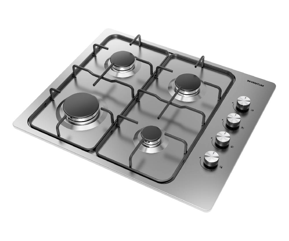 Inventum Gaskookplaat - 59 Cm - RVS