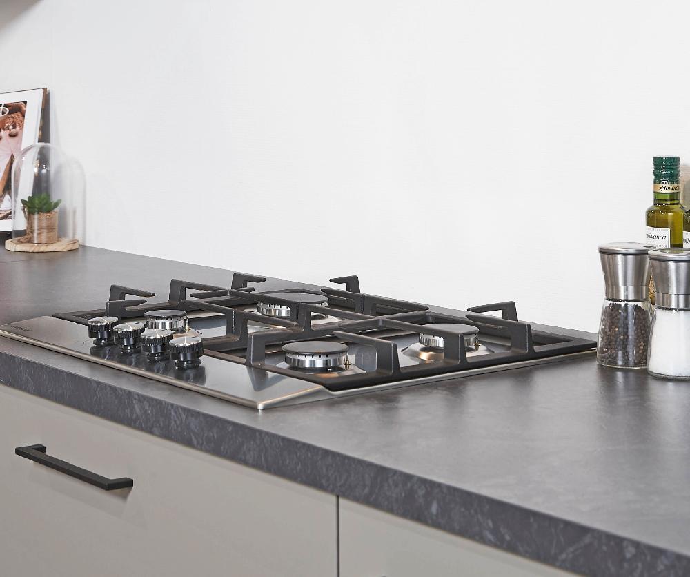 Inventum Gaskookplaat - 59 Cm - RVS