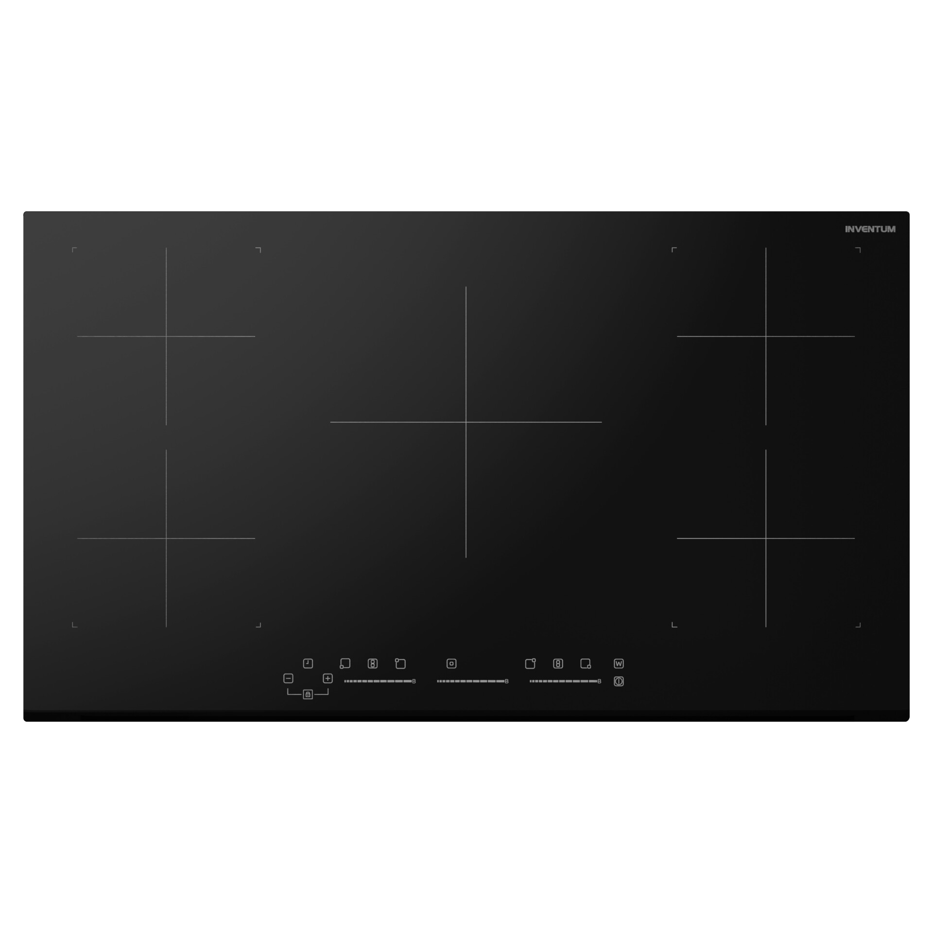 Inventum Inductiekookplaat - 90 Cm - 2-fase