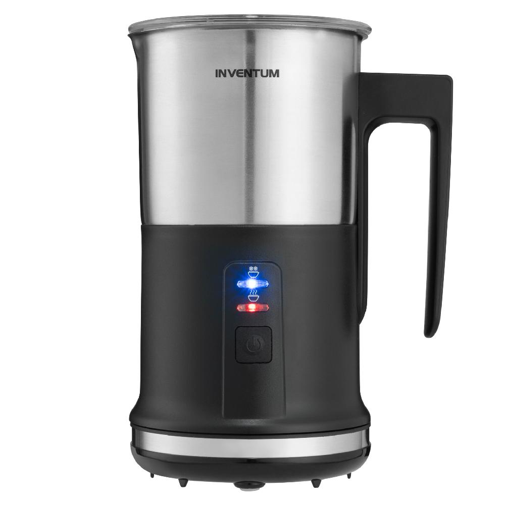 inventum Melkopschuimer - 115/240 ml - Zwart/RVS