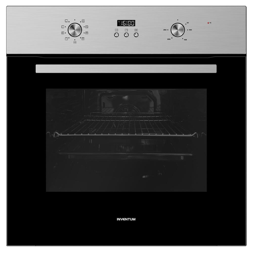 inventum Oven - 65 l - Nis 60 cm - Zwart/RVS