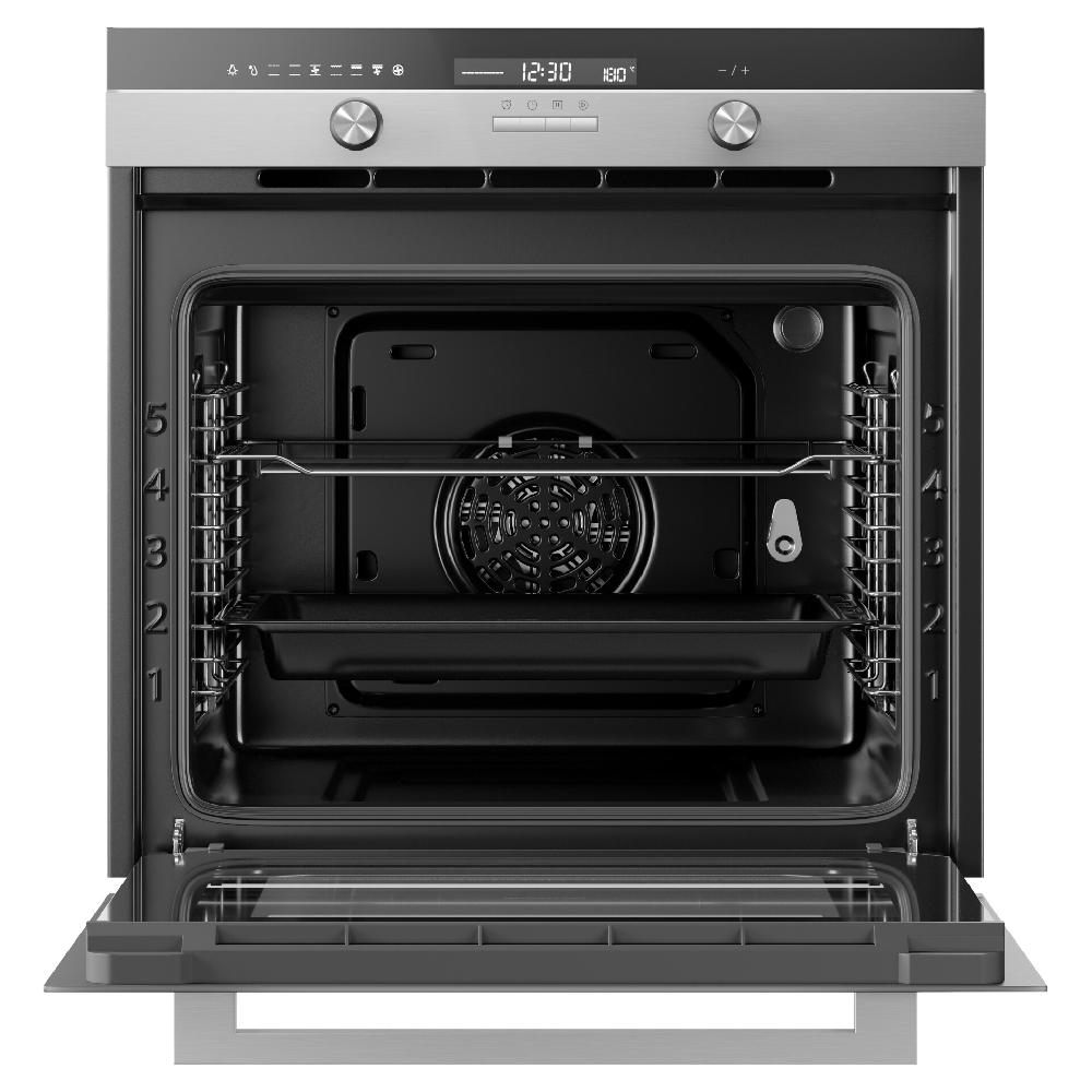 Inventum Oven - 70 L - Nis 60 Cm - Zwart/RVS