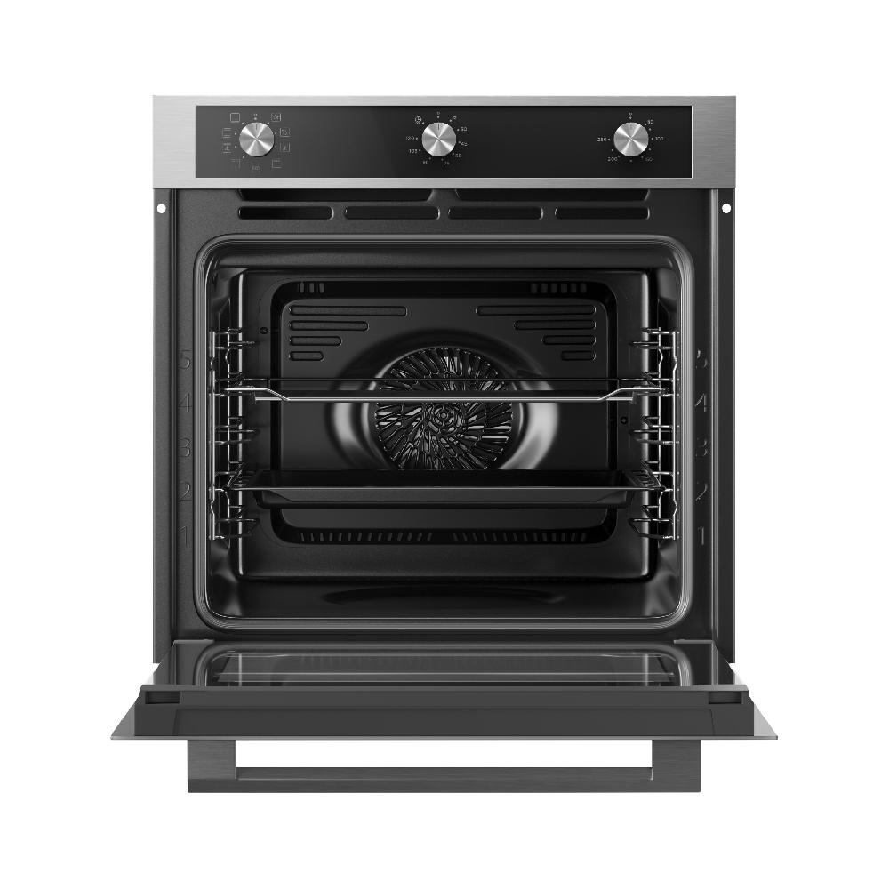Inventum Oven - 72 L - Nis 60 Cm - Zwart/RVS