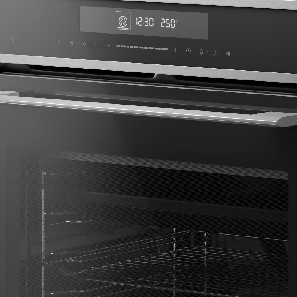 Inventum Oven - 72 L - Nis 60 Cm - Zwart/RVS