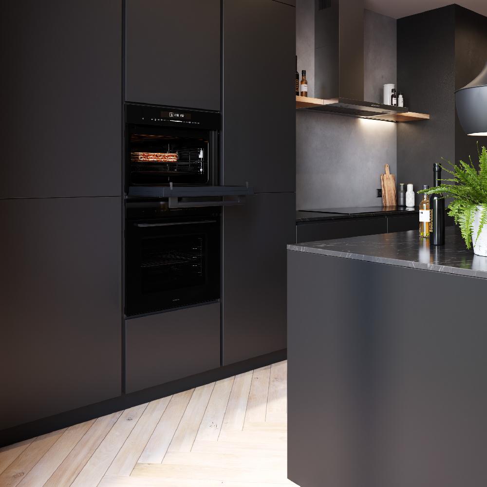 Inventum Oven Met Magnetron - 72 L - Nis 60 Cm - Zwart