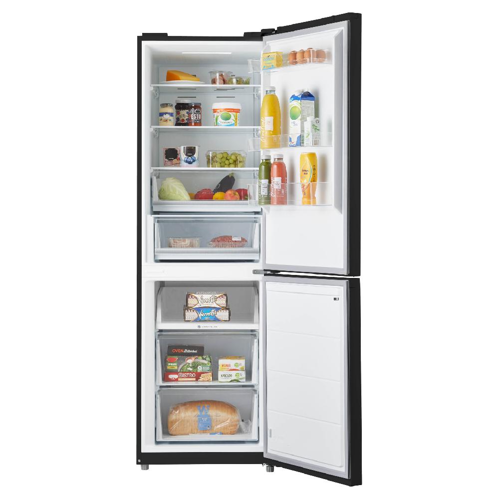 inventum Koel-vriescombi - 338 liter - 185 cm hoog - Zwart RVS