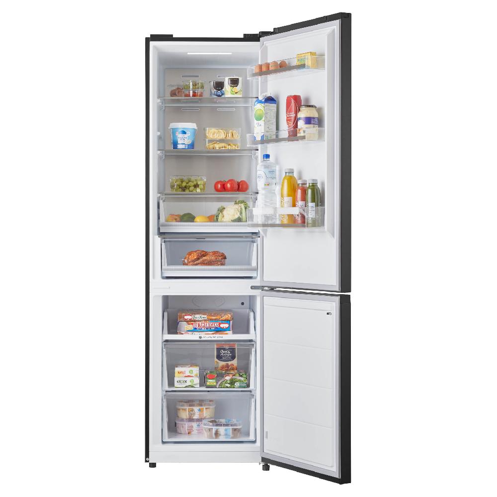 inventum Koel-vriescombi - 378 liter - 201 cm hoog - Zwart RVS