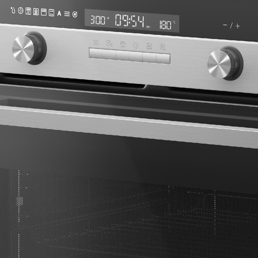 Inventum Oven Met Magnetron - 50 L - Nis 45 Cm - RVS/Zwart