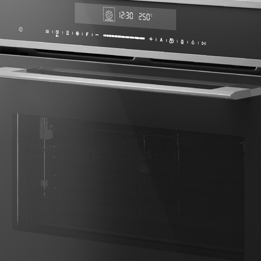 Inventum Oven Met Magnetron - 50 L - Nis 45 Cm - Zwart/RVS