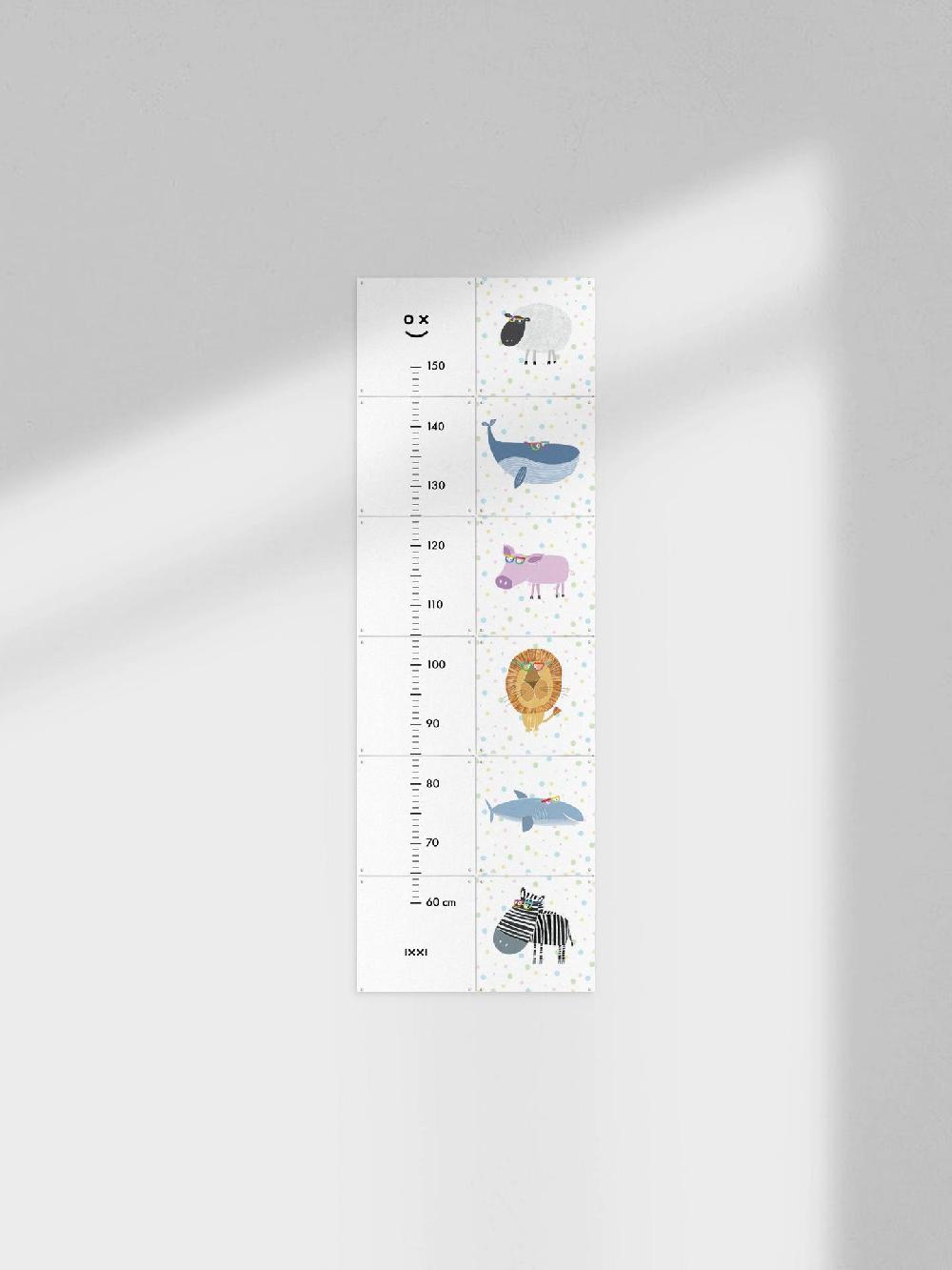 ixxi Carla Daly Confetti Dieren Groeimeter 40 x 120cm € 68