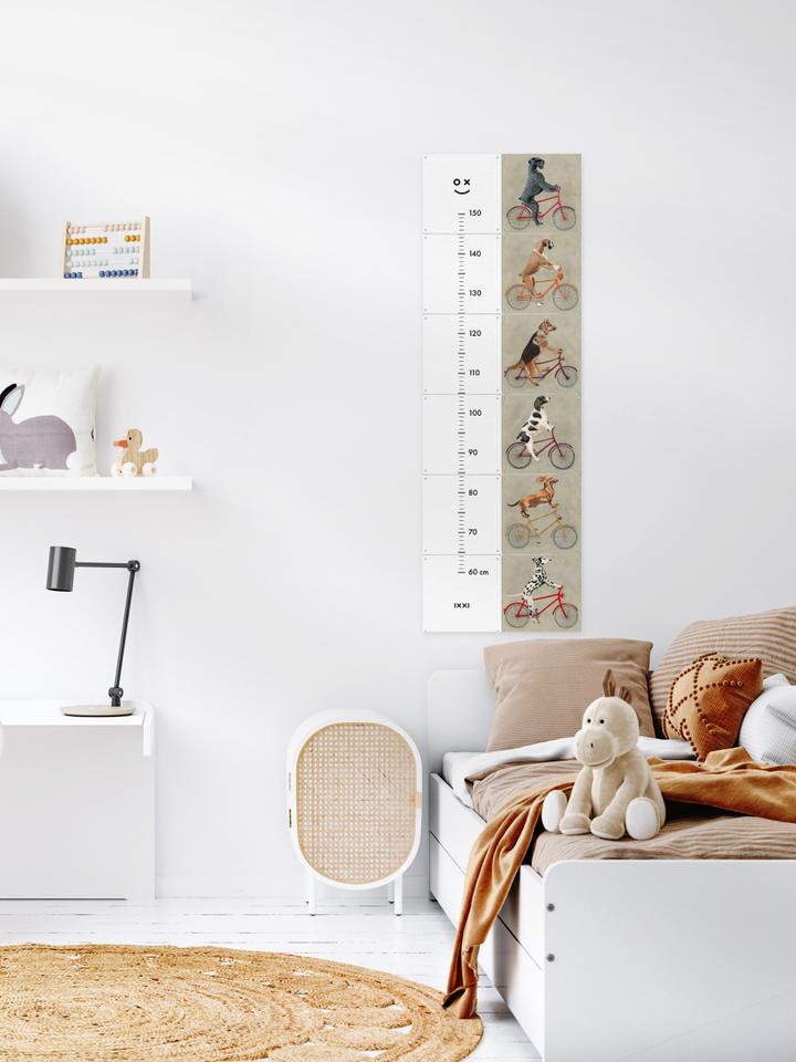 Ixxi Coco De Paris Honden Op Fietsen Groeimeter 40 X 120cm € 68