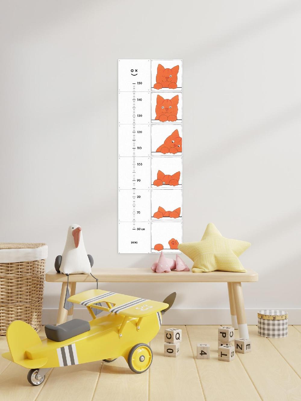 Ixxi Dikkie Dik Dikkie Dik Zegt Hallo Groeimeter 40 X 120cm € 68