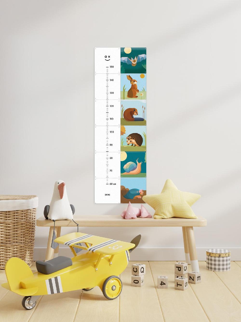 Ixxi Elke Uijtewaal Little Animals Growth Chart 40 X 120cm € 68