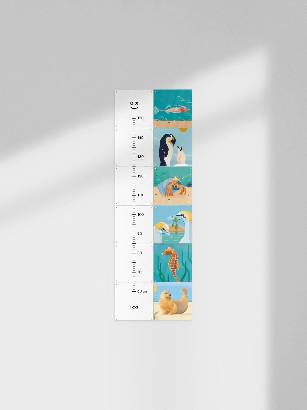 ixxi Elke Uijtewaal Waterdieren Groeimeter 40 x 120cm € 68