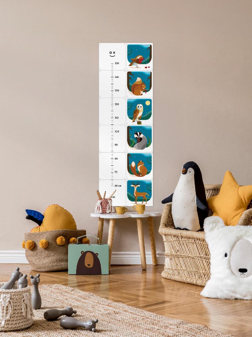 Ixxi Elke Uijtewaal Winter Dieren Groeimeter 40 X 120cm € 68