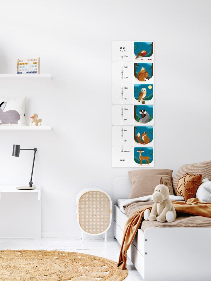 Ixxi Elke Uijtewaal Winter Dieren Groeimeter 40 X 120cm € 68