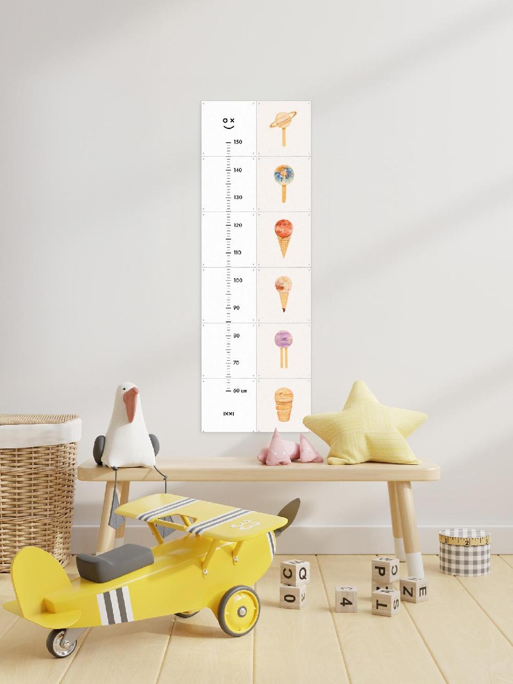 Ixxi Florent Bodart IJsplaneten Groeimeter 40 X 120cm € 68