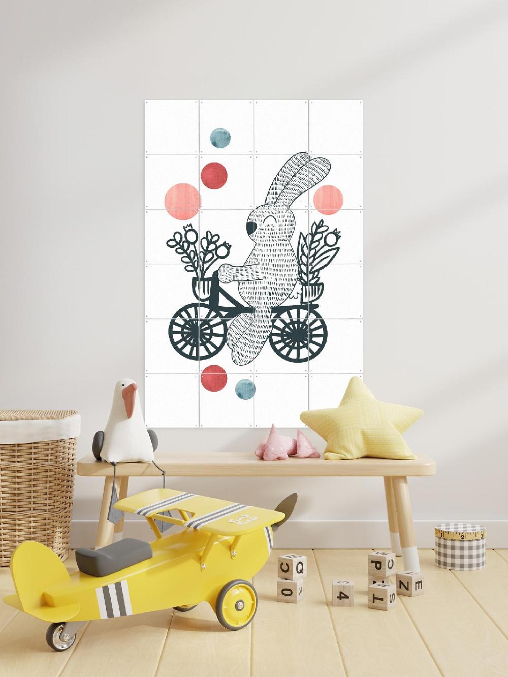 Ixxi BAINAI Happy Rabbit On A Bike Vanaf € 11