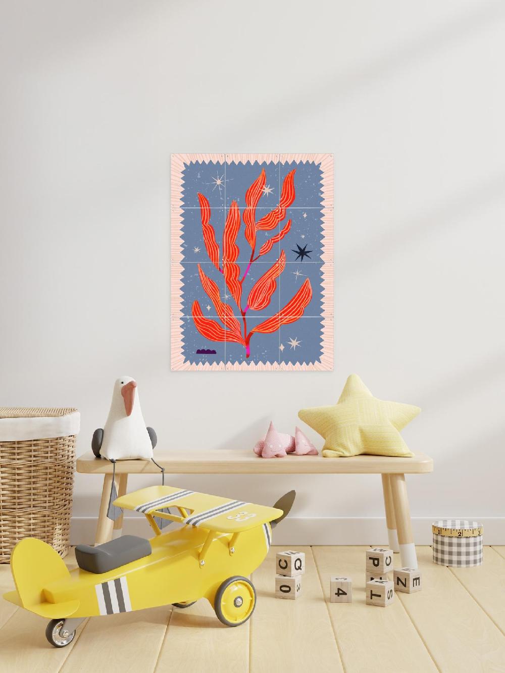 Ixxi Lena Addink Bloem - Blauw Vanaf € 68