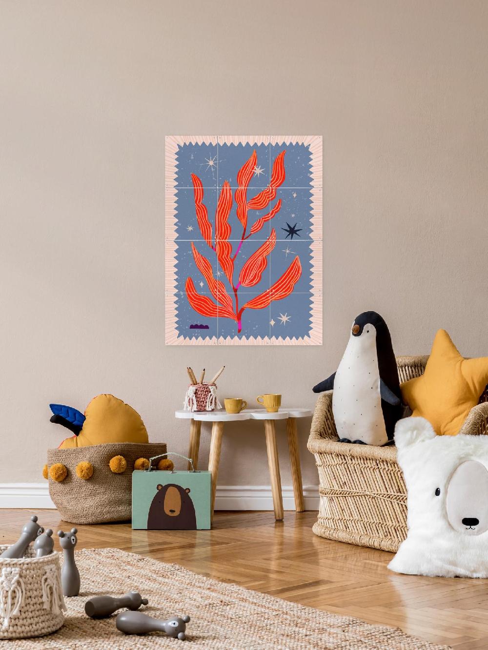 Ixxi Lena Addink Bloem - Blauw Vanaf € 68