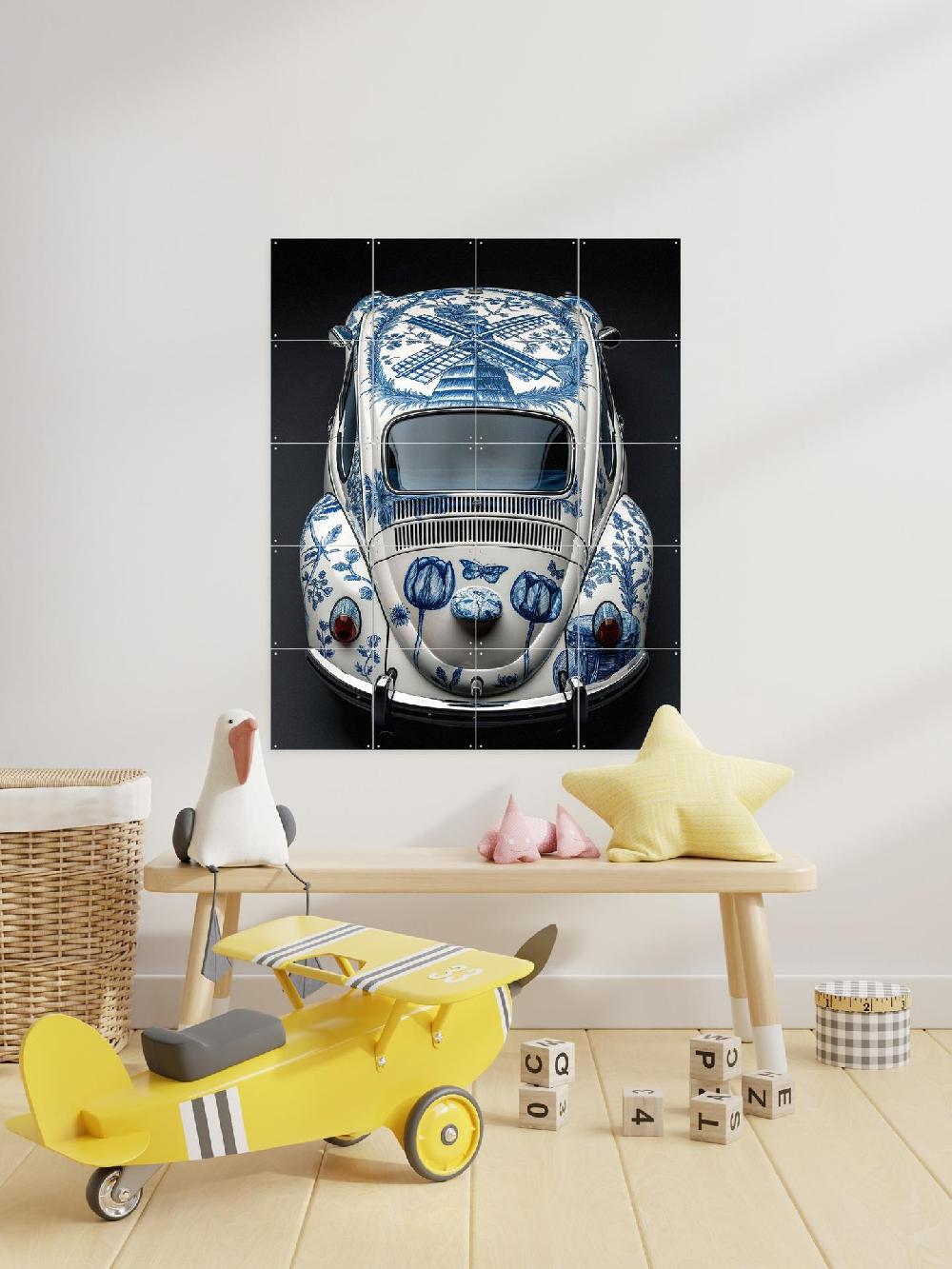 Ixxi Margriet Hulsker Delfts Blauwe Kever - Zwart Vanaf € 11