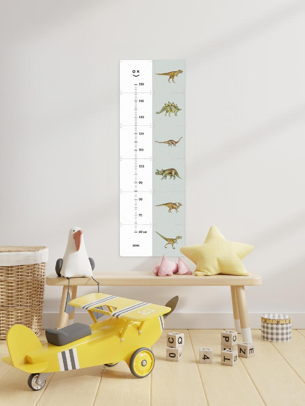 Ixxi Natural History Museum Dino Groeimeter 40 X 120cm € 68