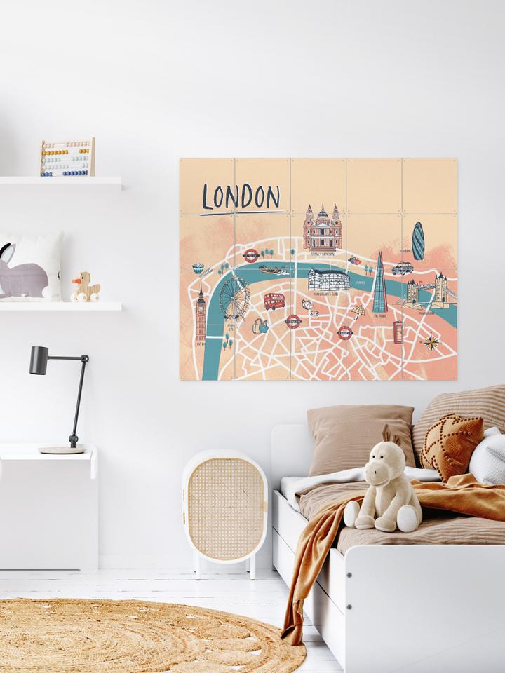 Ixxi Revista Ontwerp &Kunst In Kaart London Illustration Vanaf € 11