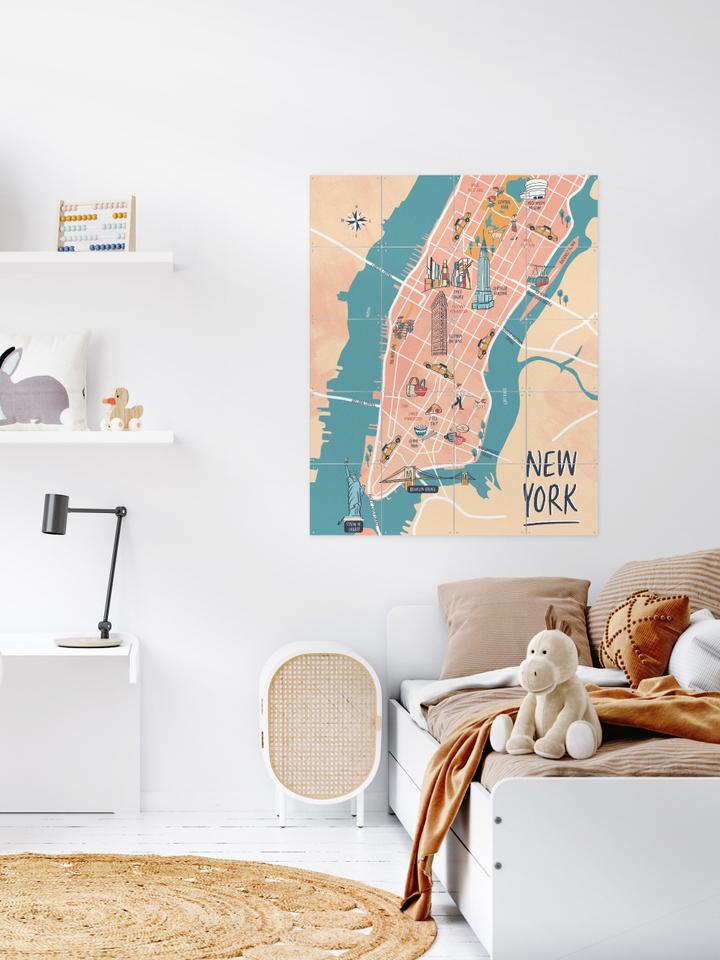 Ixxi Revista Ontwerp &Kunst In Kaart New York Illustration Vanaf € 11