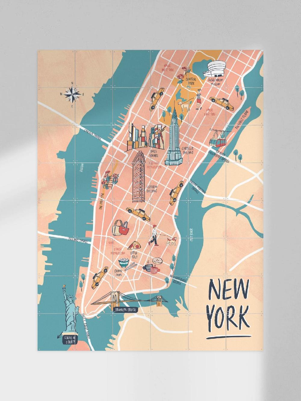 ixxi Revista Ontwerp &Kunst in Kaart New York Illustration vanaf € 11