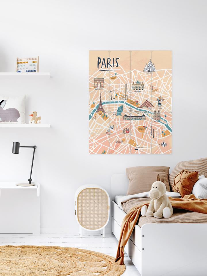 Ixxi Revista Ontwerp &Kunst In Kaart Paris Illustration Vanaf € 11