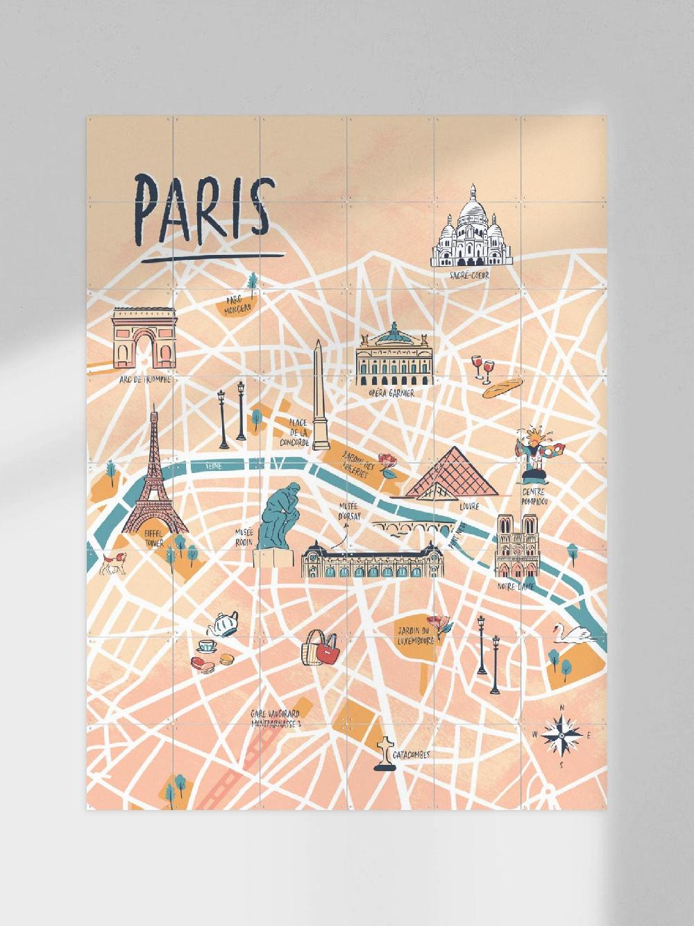 ixxi Revista Ontwerp &Kunst in Kaart Paris Illustration vanaf € 11