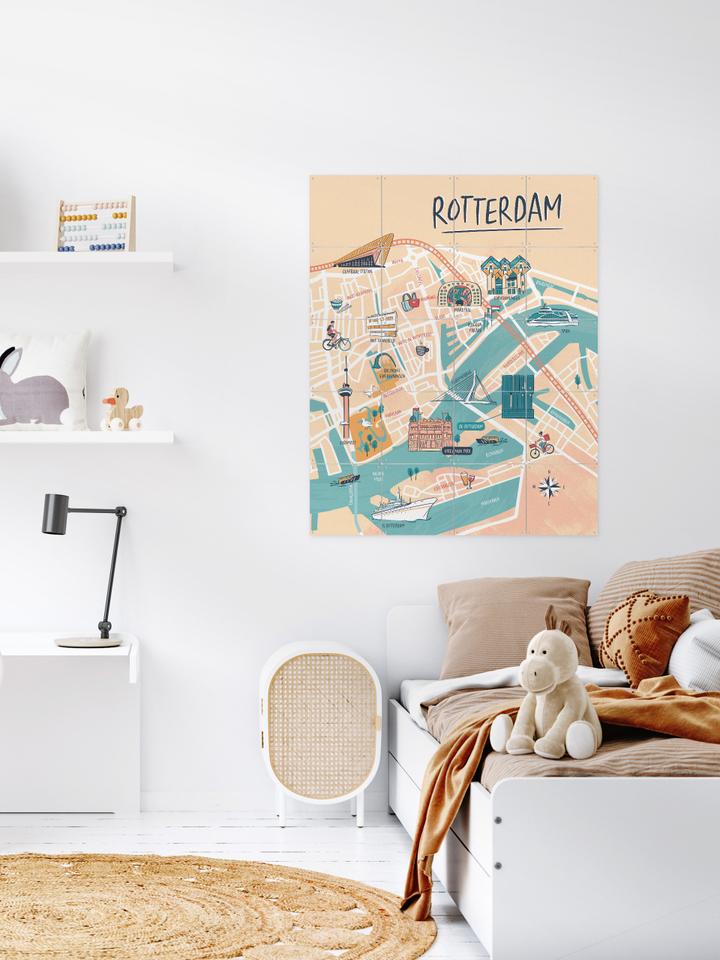 Ixxi Revista Ontwerp &Kunst In Kaart Rotterdam Illustration Vanaf € 11