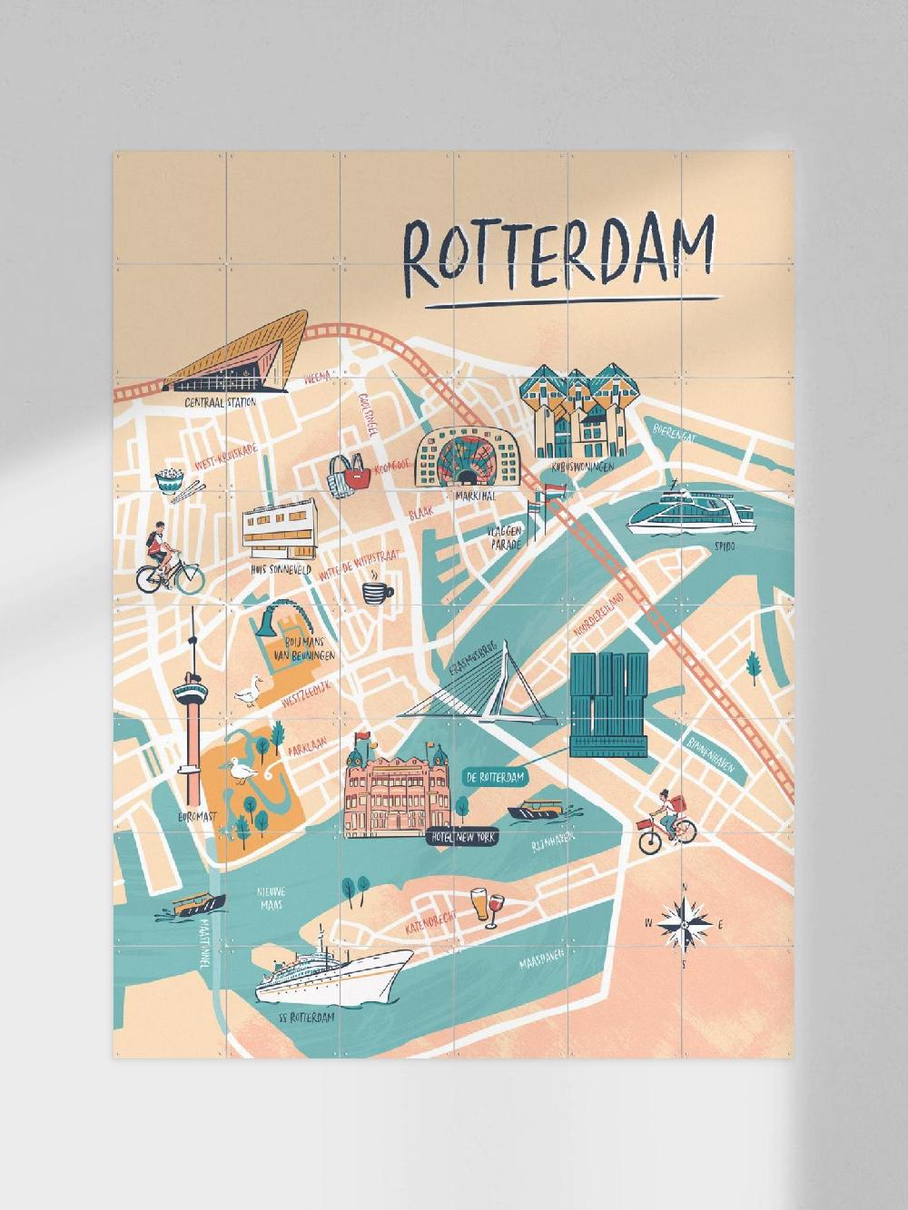 ixxi Revista Ontwerp &Kunst in Kaart Rotterdam Illustration vanaf € 11