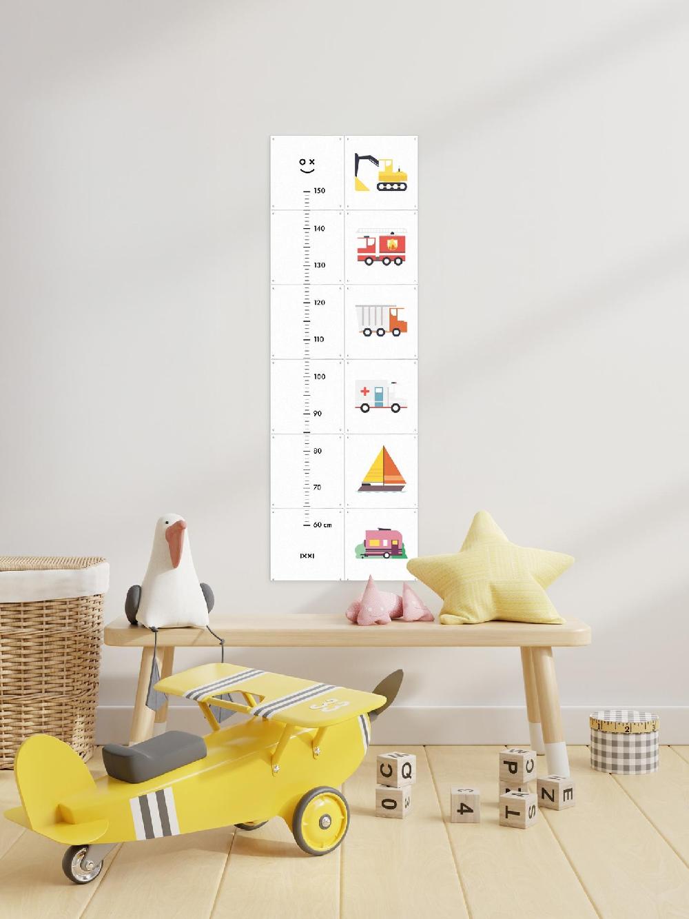 Ixxi Studio Kars + Boom Voertuigen Groeimeter 40 X 120cm € 68