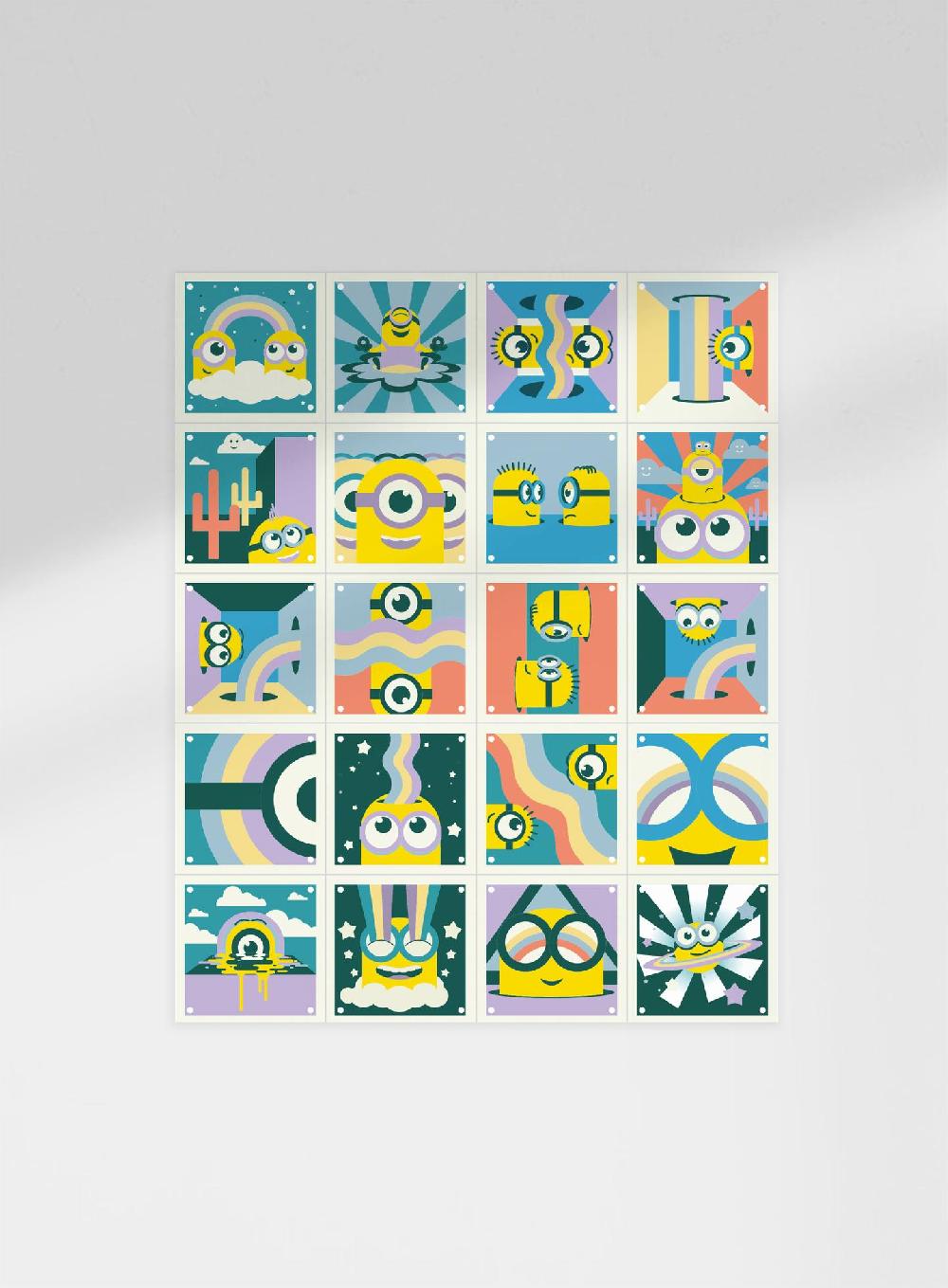 ixxi The Minions &Universal Pictures Minions collage 20 kaarten € 39