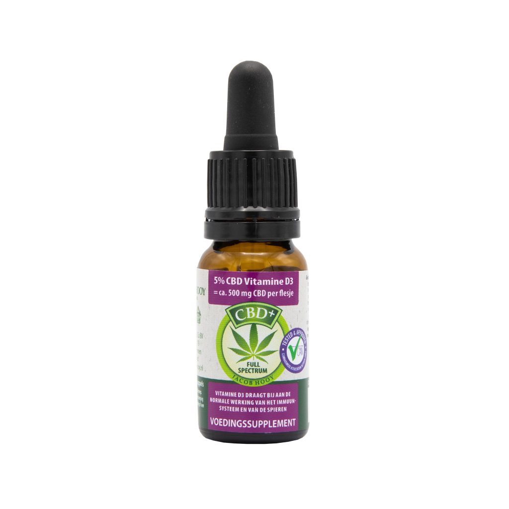 jacob hooy CBD 5% + Vitamine D3 10ml