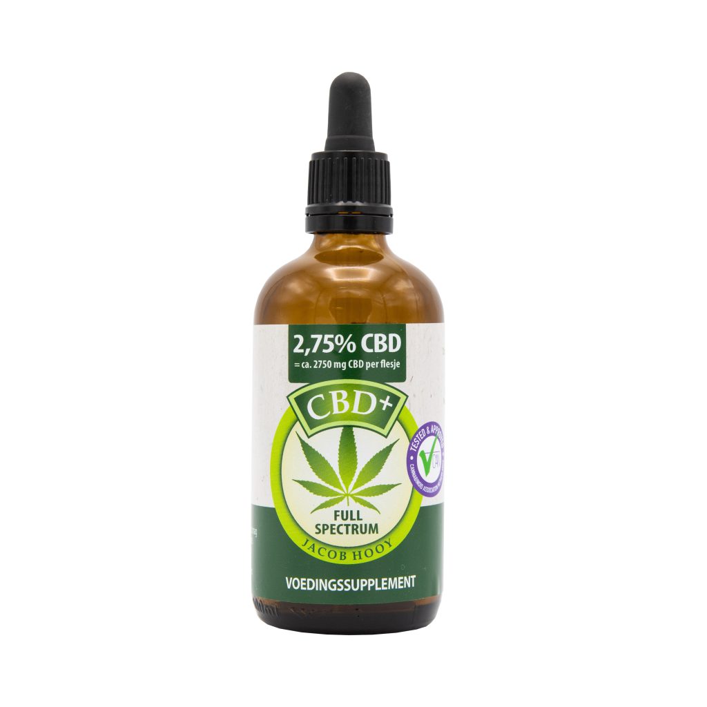 jacob hooy CBD olie 2.75% 100ml