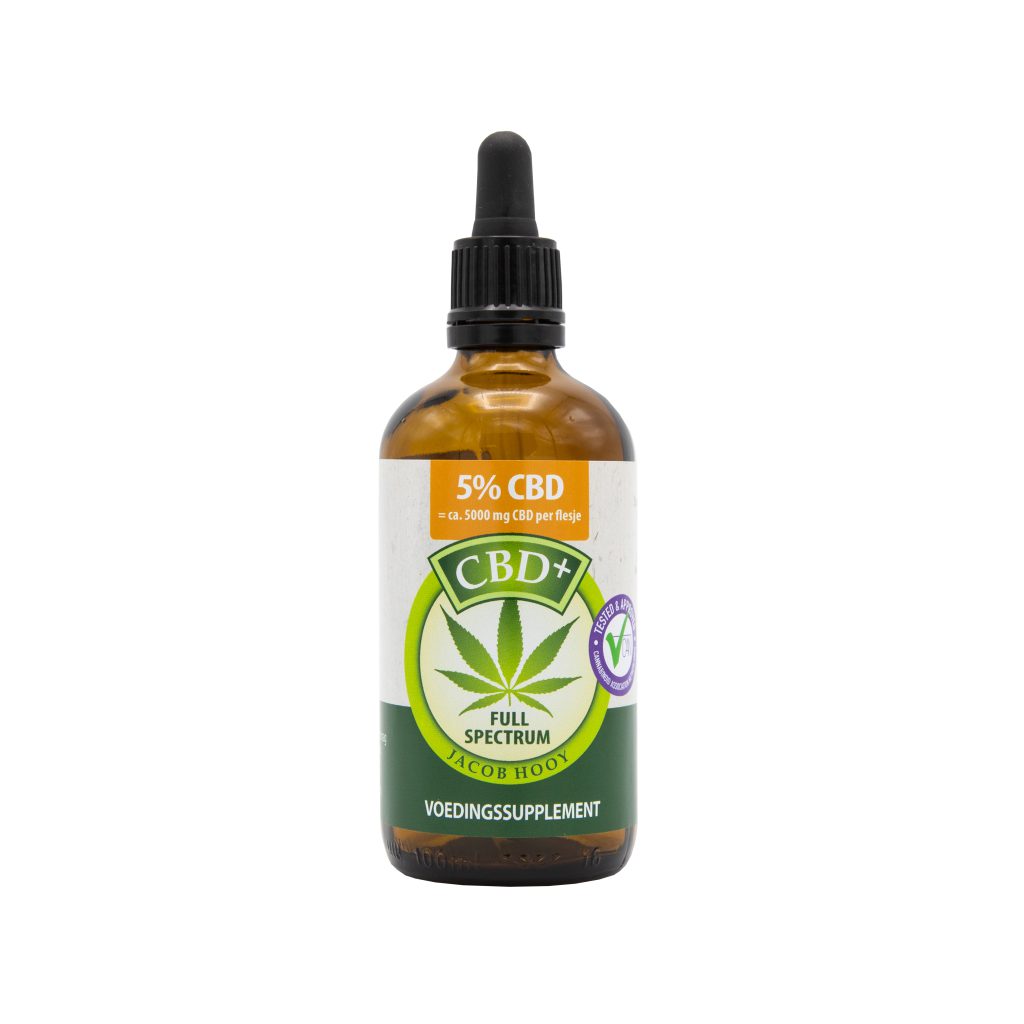 jacob hooy CBD olie 5% 100ml