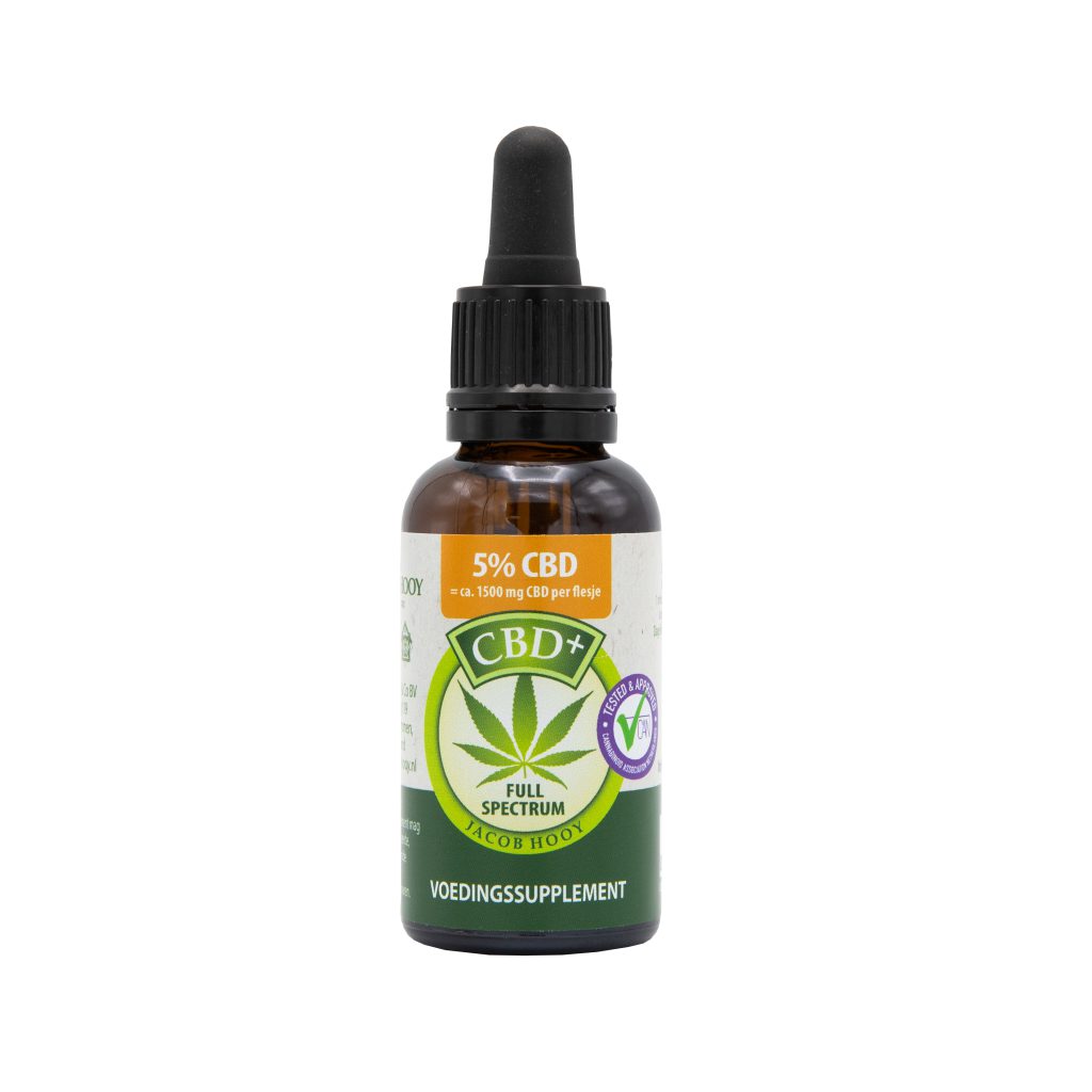 jacob hooy CBD olie 5% 30ml