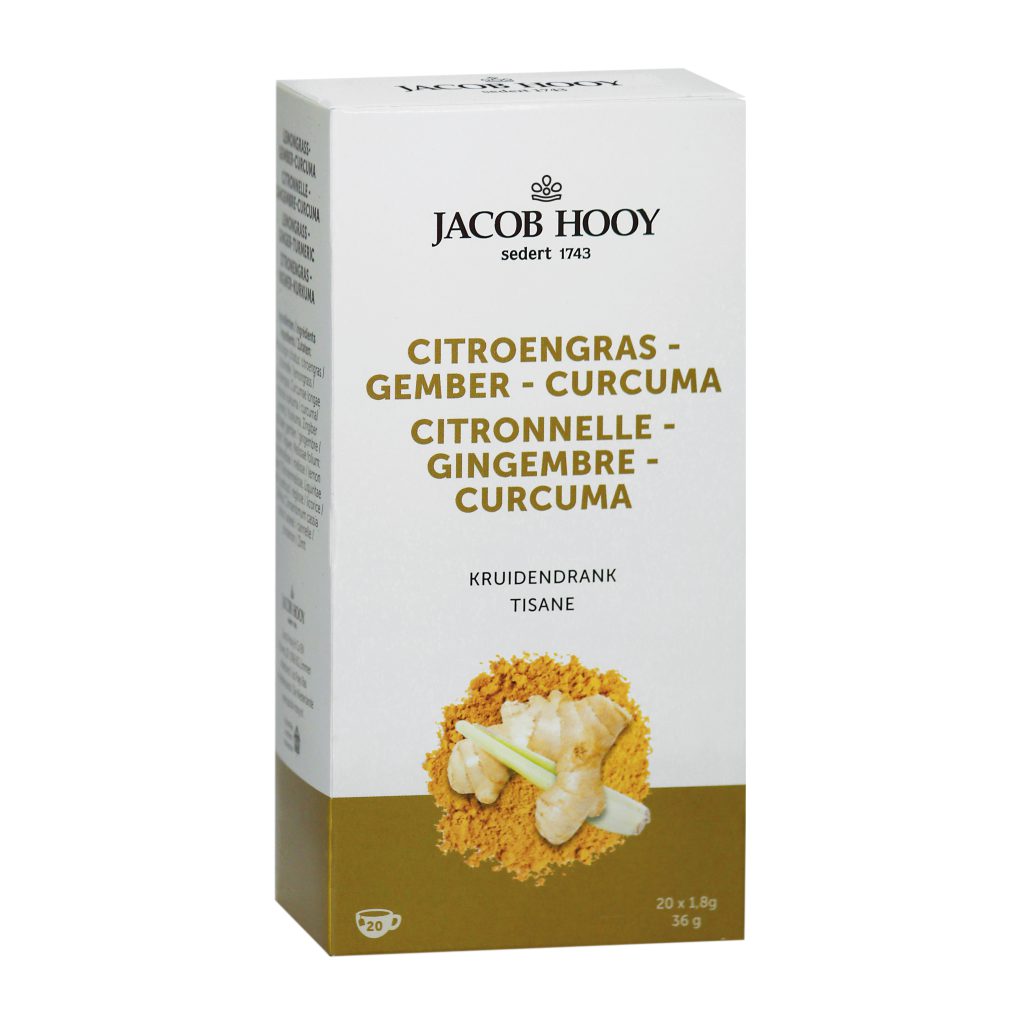jacob hooy Citroengras – Gember – Curcuma Kruidendrank