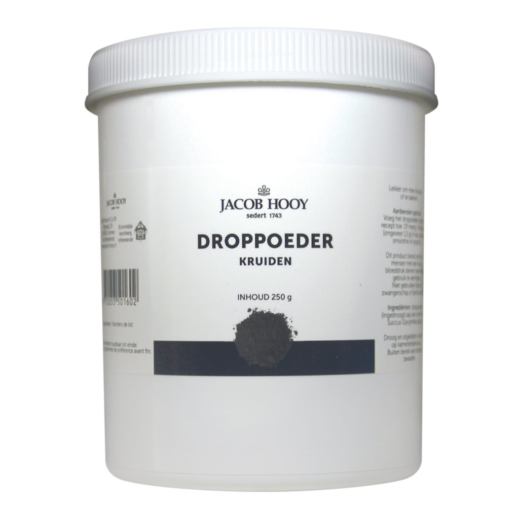 jacob hooy Droppoeder pot 250 gram