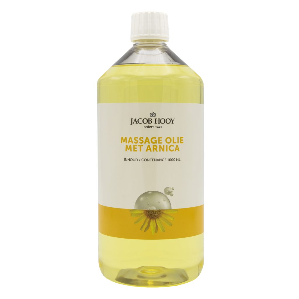 jacob hooy Massage olie met Arnica 1000ml