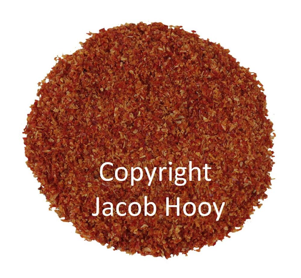 jacob hooy Paprika stukjes rood fijn