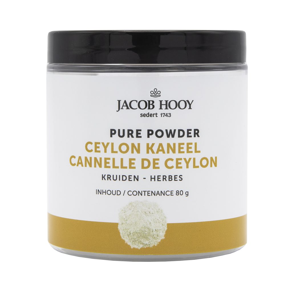jacob hooy Pure Powder Kaneel Ceylon 80 gram