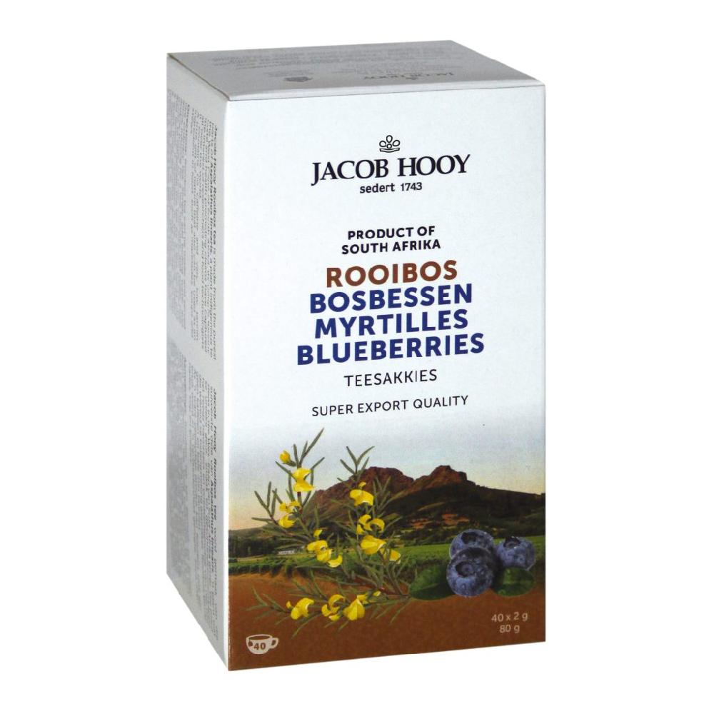 jacob hooy Rooibos Bosbessen 40 teesakkies