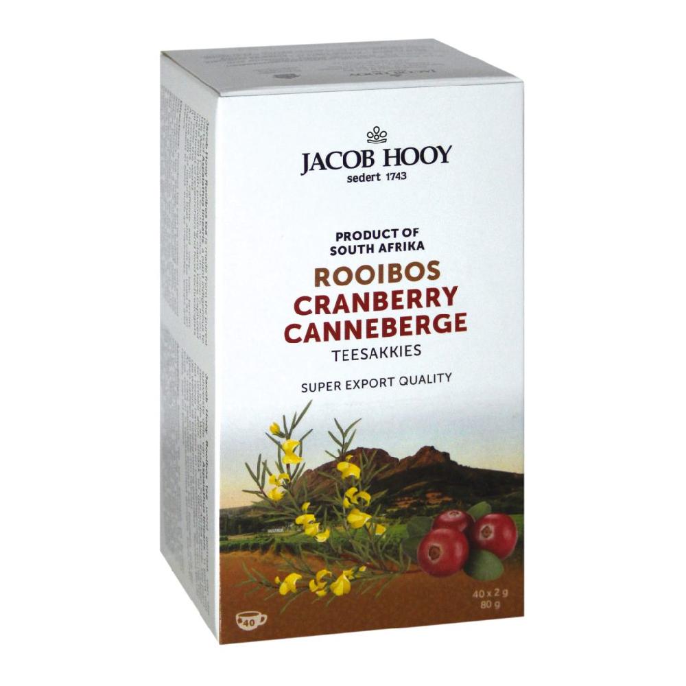 jacob hooy Rooibos cranberry 40 teesakkies